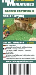 Garten Trennwand II scale 1:87 (H0)