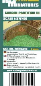 Garten Trennwand III scale 1:87 (H0)
