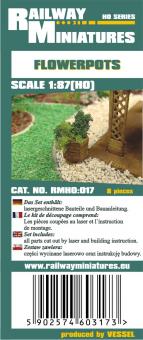 Blumenkübel scale 1:87 (H0)