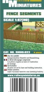 Fence Segments scale 1:87 (H0)