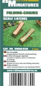 Klappstühle scale 1:87 (H0)