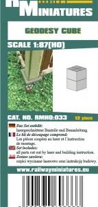 Geodesy Cube scale 1:87 (H0)
