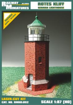 Rotes Kliff Leuchtturm scale 1:87 (H0)
