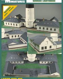 Buildings for Kampen Leuchtturm scale 1:87 (H0)