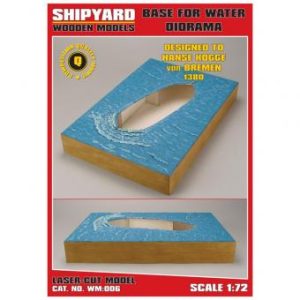 Wasser Diorama für Hanse Kogge Bremen