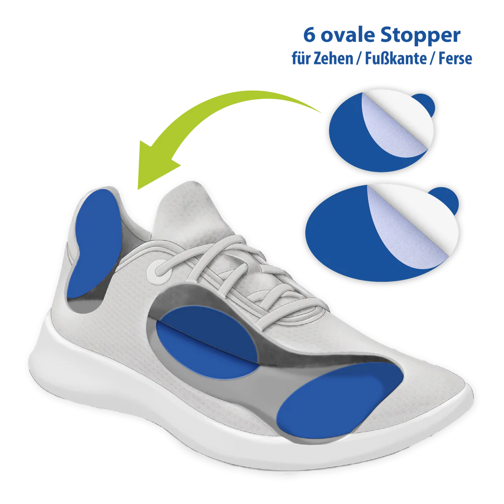 Blasenstopper (2x klein, 4x groß)